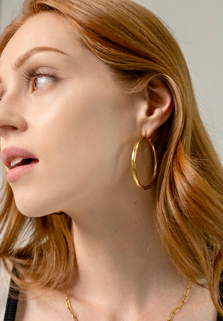 Twisted Bold Hoops