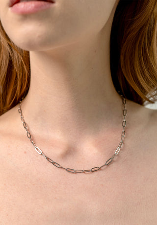 Dainty Paperclip Necklace