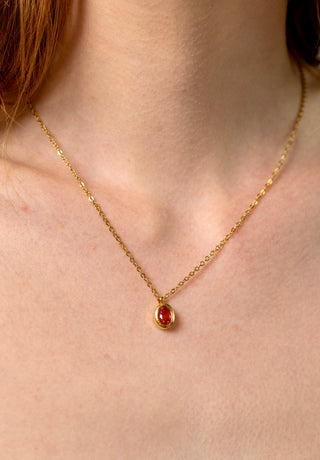 Red Stone Necklace